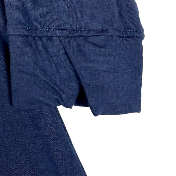 HATLEY ELSIE EMBROIDERED V NECK 3/4 SLEEVE NOTCH CUFF PULL ON DRESS - Picture 10 of 12